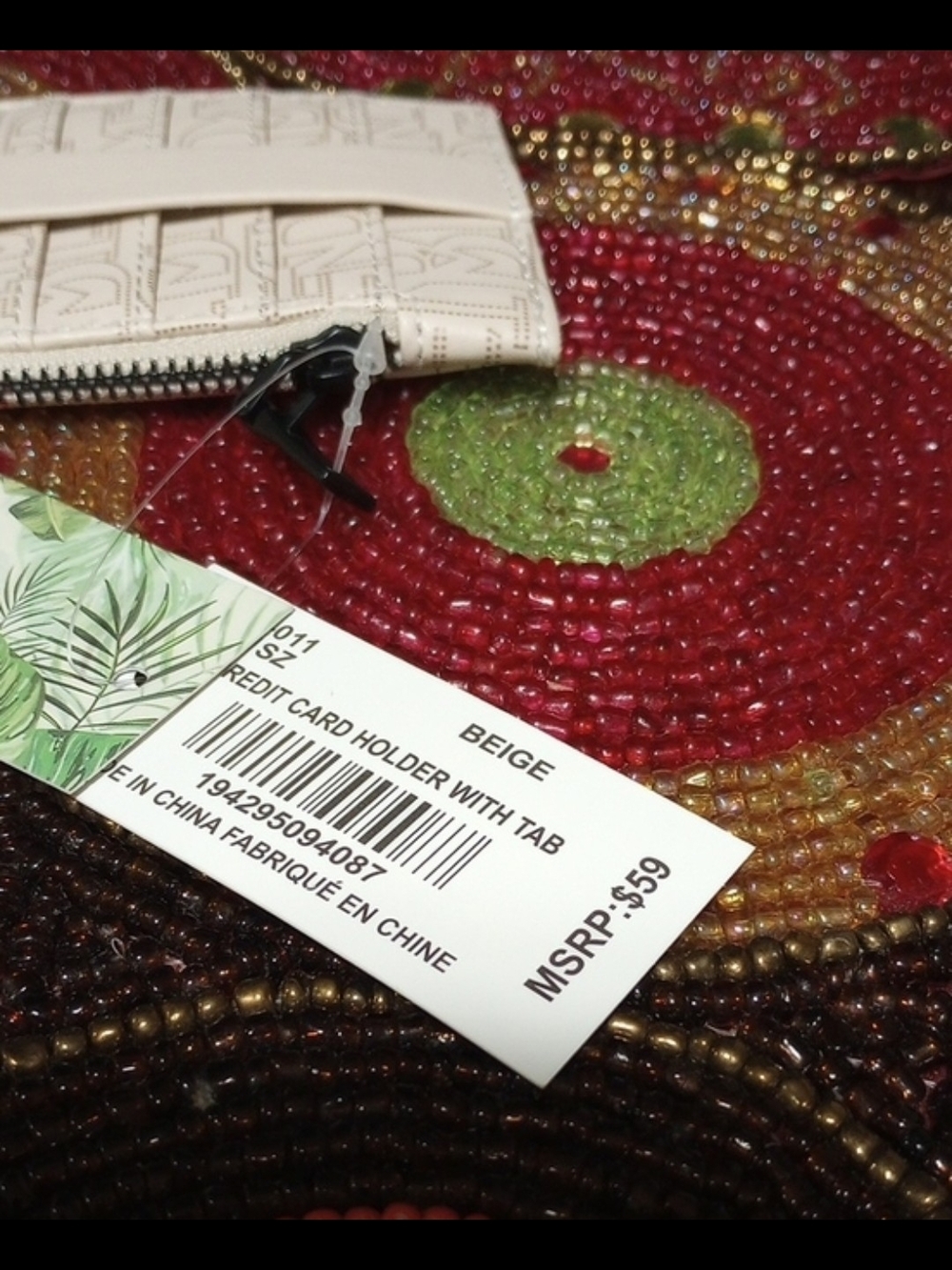 NWT Badgley Mischka Slim Card Holder/Wallet - Picture 5 of 8